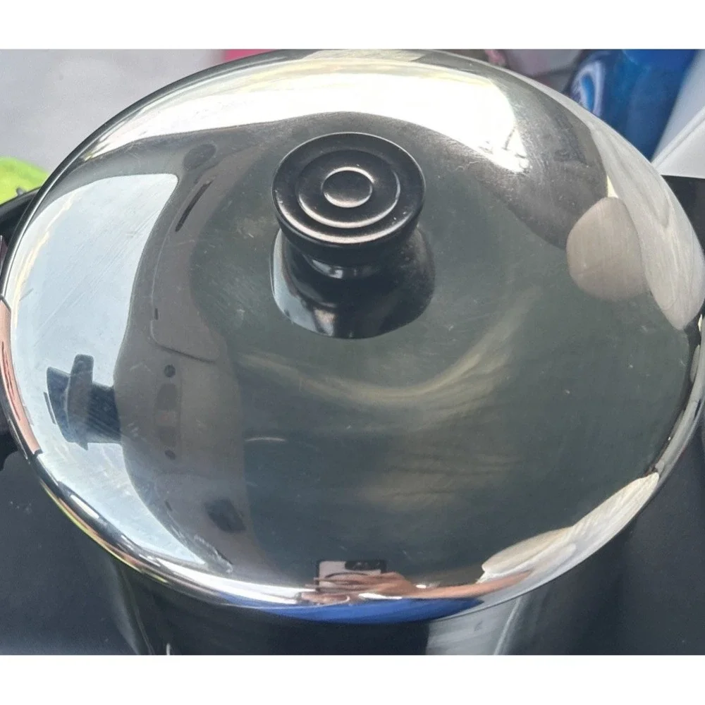 Revere Ware 1801 4 Qt. Pot Copper Clad Bottom With Lid Stainless Steel